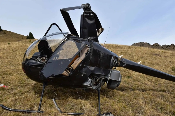 Heliabsturz mit Flugschüler in Maienfeld